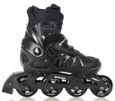 Raven Expert 80mm black dětské kolečkové brusle POUZE EU 40-43 (VÝPRODEJ)