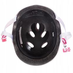 Raven F511 white/pink helma POUZE S (54-56 cm) (VÝPRODEJ)