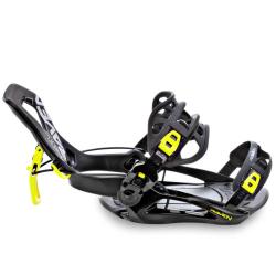 Raven Fastec FT360 black/lime snowboardové vázání POUZE M (EU 39-42) (VÝPRODEJ)