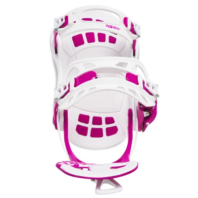 Raven Fastec FT360 White/Fuchsia dámské snowboardové vázání + sleva 300,- na příslušenství