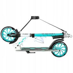 Raven Galaxia white/mint 200mm skládací koloběžka - svítící kola