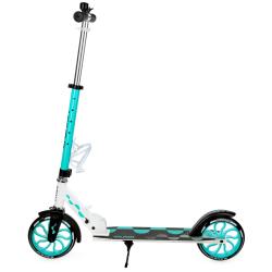 Raven Galaxia white/mint 200mm skládací koloběžka - svítící kola