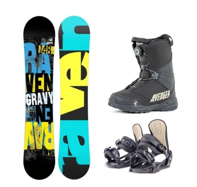 Raven Gravy junior mini snowboard + Beany Junior vázání + Beany Avenger BS boty Raven Gravy junior mini snowboard + Beany Junior vázání + Beany Avenger BS boty