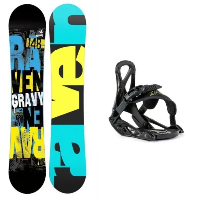 Raven Gravy junior mini snowboard + Beany Kido vázání Raven Gravy junior mini snowboard + Beany Kido vázání