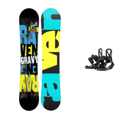 Raven Gravy junior mini snowboard + Beany Kido vázání