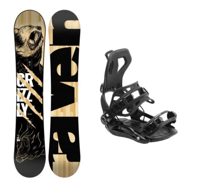 Raven Grizzly snowboard + Hatchey Fastec vázání Raven Grizzly snowboard + Hatchey Fastec vázání