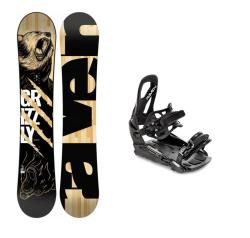 Raven Grizzly snowboard + Raven S230 Black vázání Raven Grizzly snowboard + Raven S230 Black vázání