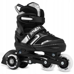 Raven Helixi Black/Grey 3v1 dětské kolečkové brusle - LED kolečka