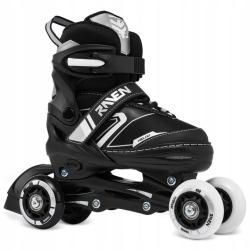 Raven Helixi Black/Grey 3v1 dětské kolečkové brusle - LED kolečka