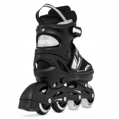 Raven Helixi Black/Grey 3v1 dětské kolečkové brusle - LED kolečka