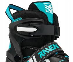 Raven Helixi Black/Mint 3v1 dětské kolečkové brusle - Led kolečka