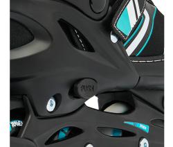 Raven Helixi Black/Mint 3v1 dětské kolečkové brusle - Led kolečka