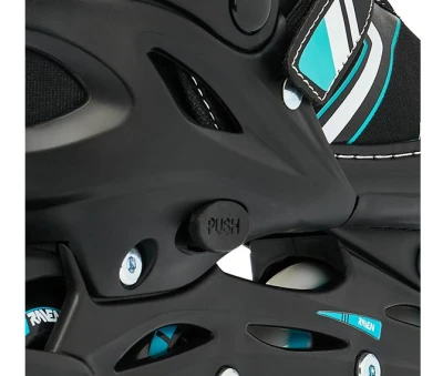 Raven Helixi Black/Mint 3v1 dětské kolečkové brusle - Led kolečka