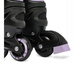 Raven Helixi Black/Violet 3v1 dětské kolečkové brusle - Led kolečka