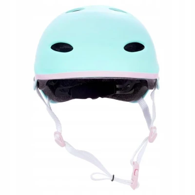 Raven F511 mint/pink detská prilba na korčule, skate a kolobežku