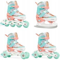 Raven Isla Orange/Mint 4v1 dětské brusle - LED kola Raven Isla Orange/Mint 4v1 dětské brusle - LED kola