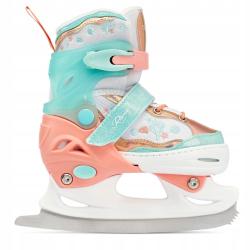 Raven Isla Orange/Mint 4v1 dětské brusle - LED kola