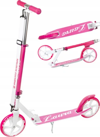 Raven Laura růžová ABEC9 200mm skládací koloběžka