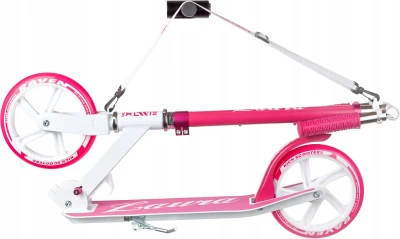 Raven Laura růžová ABEC9 200mm skládací koloběžka