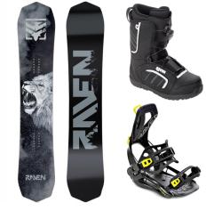 Raven Lion snowboard + Raven RAGE Fastec FT360 black/lime viazanie + Raven Target ATOP obuv Raven Lion snowboard + Raven RAGE Fastec FT360 black/lime viazanie + Raven Target ATOP obuv
