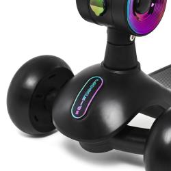 Raven Lumiloo Black / Neo Chrome detská kolobežka 2v1 s LED podsvietením