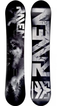Raven Lupus pánský snowboard + Raven Fastec FT360 black/lime snowboardové vázání + sleva 300,- na příslušenství