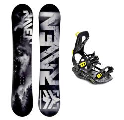 Raven Lupus pánský snowboard + Raven Fastec FT360 black/lime snowboardové vázání + sleva 300,- na příslušenství