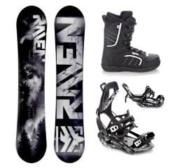 Raven Lupus pánský snowboard + Raven Fastec FT360 black vázání + Raven Target obuv