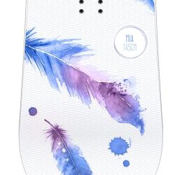 Raven Mia White dámský snowboard + Raven Fastec FT360 black/mint vázání