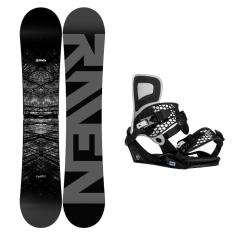 Raven Mystic snowboard + Gravity Indy black/white vázání Raven Mystic snowboard + Gravity Indy black/white vázání
