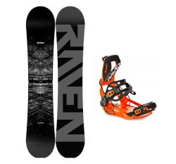 Raven Mystic snowboard + Raven Fastec FT360 orange vázání