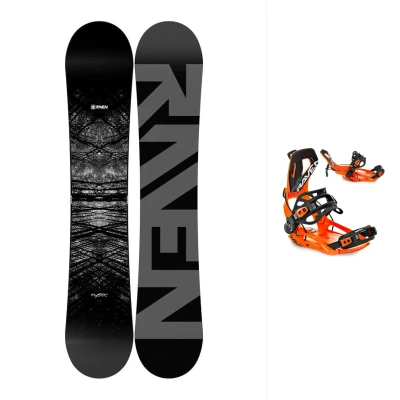 Raven Mystic snowboard + Raven Fastec FT360 orange vázání
