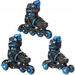 Raven Nollan 3v1 dětské kolečkové brusle - LED kolečko