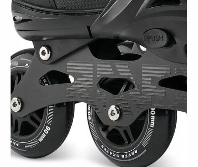 Raven Oxen BIG WHEELS Black kolečkové brusle