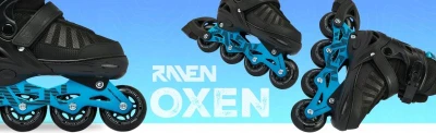 Raven Oxen Mint Anodized dětské brusle 2v1