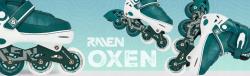 Raven Oxen Teal kolečkové kolečkové brusle