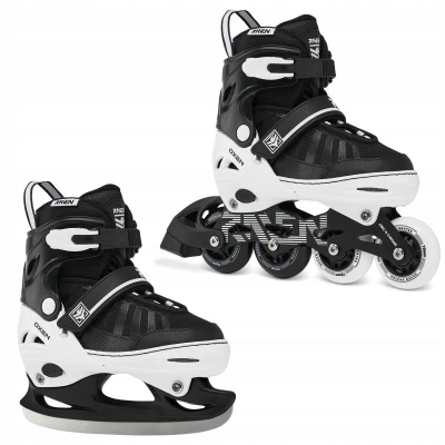 Raven Oxen WHITE ABEC9 2v1 brusle junior/dospělý Raven Oxen WHITE ABEC9 2v1 brusle junior/dospělý