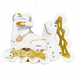 Raven Oxen White/Gold dětské kolečkové brusle Raven Oxen White/Gold dětské kolečkové brusle
