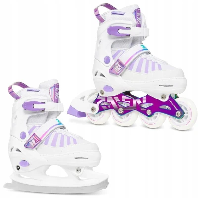 Raven Oxen White/Neo Chrome 2v1 dětské brusle Raven Oxen White/Neo Chrome 2v1 dětské brusle