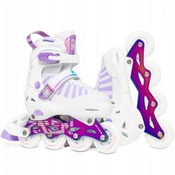 Raven Oxen White/Neo Chrome dětské kolečkové brusle Raven Oxen White/Neo Chrome dětské kolečkové brusle