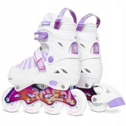 Raven Oxen White/Neo Chrome dětské kolečkové brusle