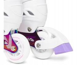 Raven Oxen White/Neo Chrome dětské kolečkové brusle