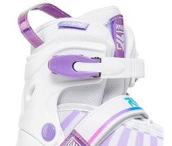 Raven Oxen White/Neo Chrome dětské kolečkové brusle