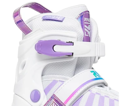 Raven Oxen White/Neo Chrome dětské kolečkové brusle