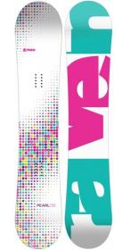 Raven Pearl white dětský snowboard + Hatchey Tactic Junior vázání