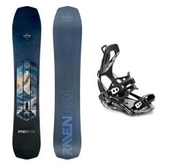Raven PRO Legend snowboard + Raven Fastec FT360 black snowboardové viazanie