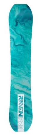 Raven PRO Marble Carbon Mint snowboard + Raven Fastec FT360 black/mint vázání + Raven Diva MOZ black/mint boty