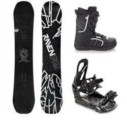 Raven PRO OpenMind Carbon snowboard + Raven S230 Black vázání + Raven Target obuv