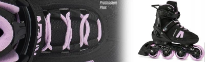 Raven Profession PLUS Black/Lila dětské kolečkové brusle