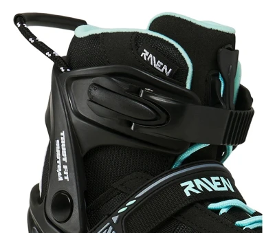 Raven Profession PLUS Black/Mint dětské kolečkové brusle
